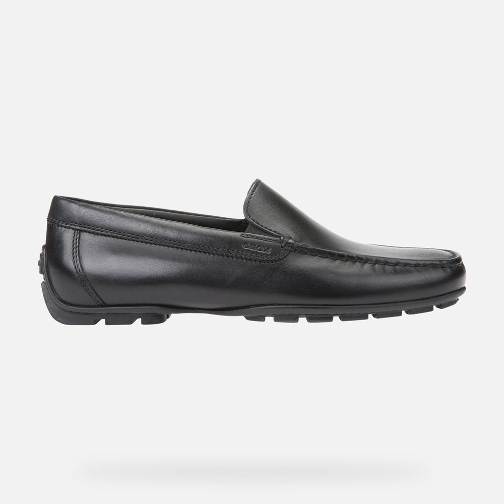 Geox Erkek Loafers Siyah - Moner 2Fit - ZGH-359271